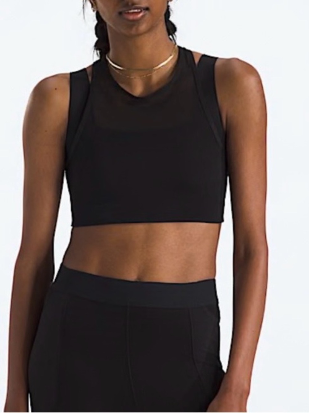 The North Face Refina Double-Layer Bra Black M